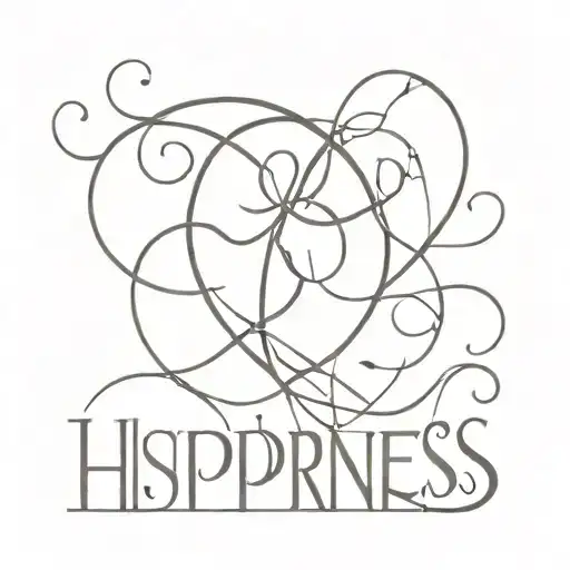 Stubbornness, happiness, love, hope, God, restlessness, madness, faith tattoo design idea
