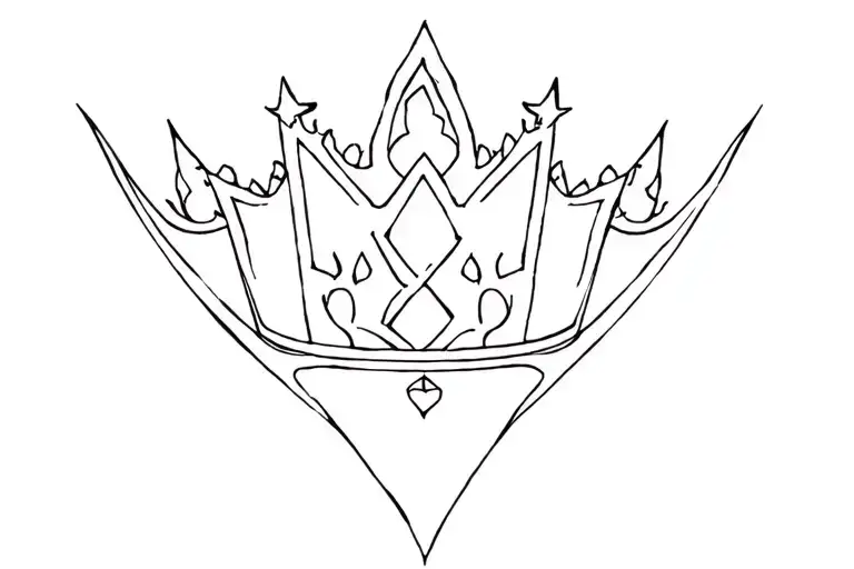 glorious king tattoo design idea