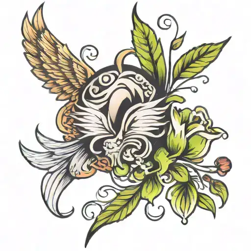 create your own luck tattoo design idea