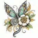 create your own luck tattoo design idea