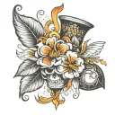create your own luck tattoo design idea