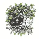Fig Tree Of Life tattoo design idea