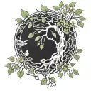 Fig Tree Of Life tattoo design idea