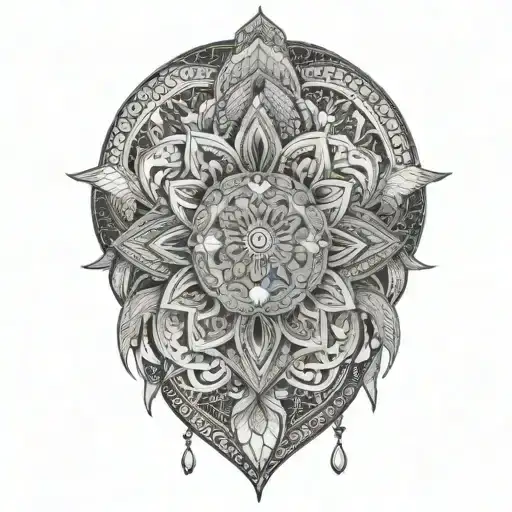 Christian Mandala tattoo tattoo design idea