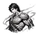 attack on titan eren yeager and titan tattoo design idea