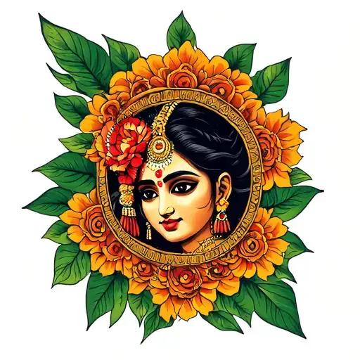 Tamil tattoo design idea