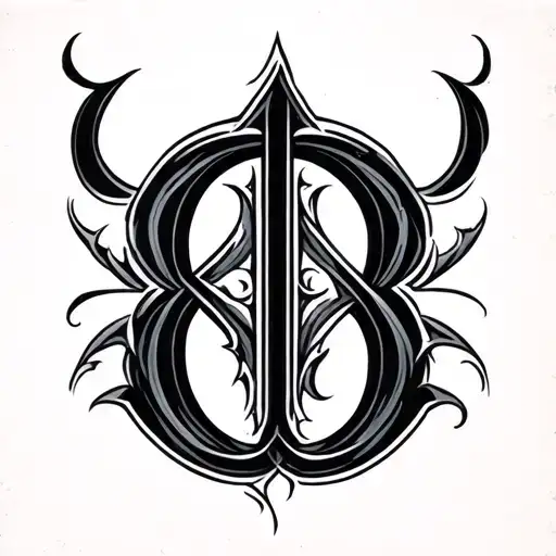 Two Word Ambigram Generator tattoo design idea