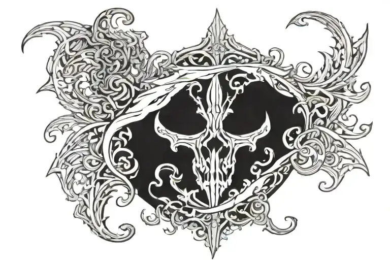 Skyrim tattoo design idea