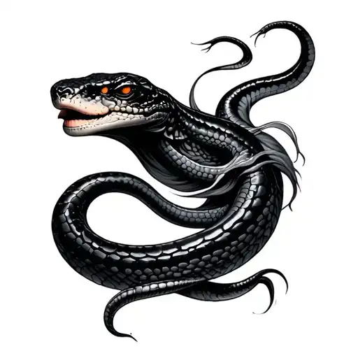 nake woman tattoo design idea