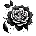 Negative Space tattoo design idea