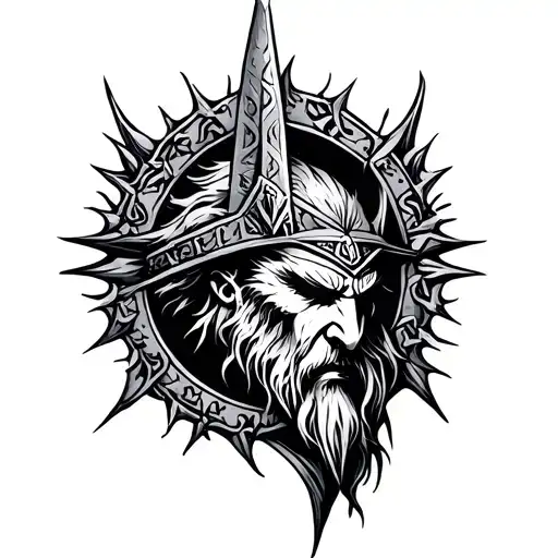 Norse tattoo design idea