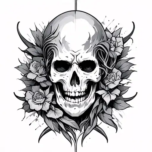 Pain Comes Strength tattoo design idea