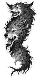 cerberus tattoo design idea