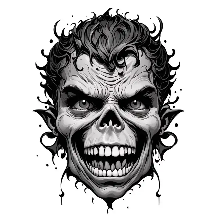 controlling anger issues tattoo design idea