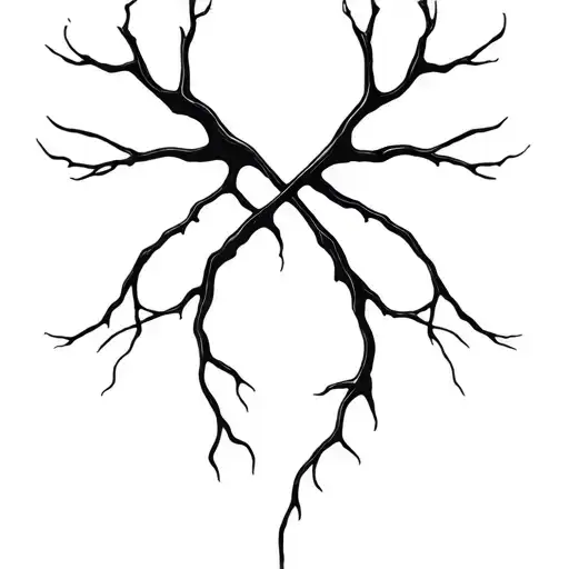 veins like design tattoo design idea