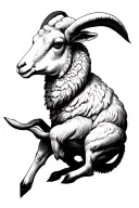 Cult of the lamb  game sermon tattoo design idea