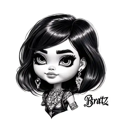 Bratz tattoo design idea