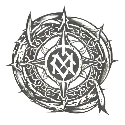 Bind Rune tattoo design idea