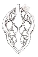 thyroid gland tattoo design idea