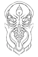 thyroid gland tattoo design idea