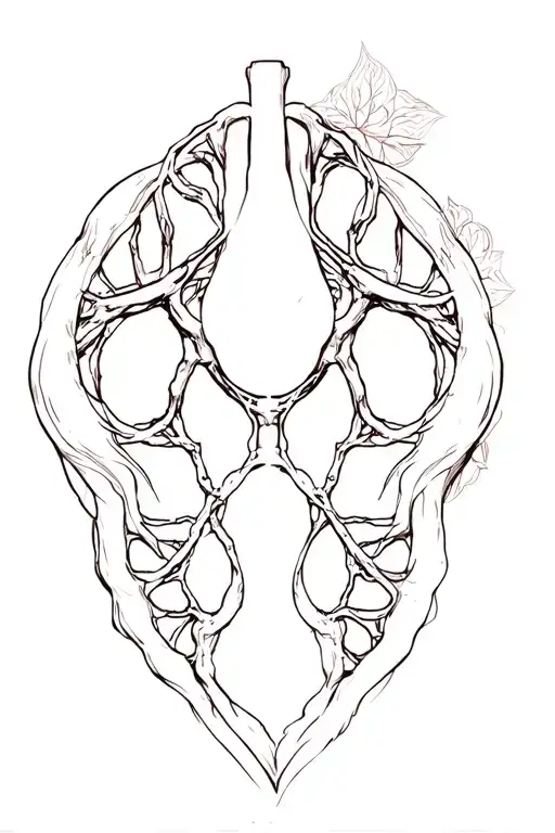 thyroid gland tattoo design idea