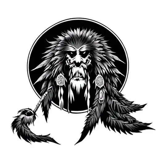 Blackfoot tattoo design idea