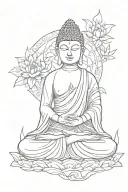 Buddha tattoo design idea