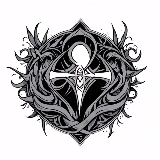 Freya Rune tattoo design idea