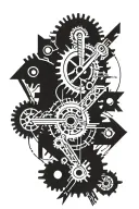 arrow with broken reverse gear tattoo design idea