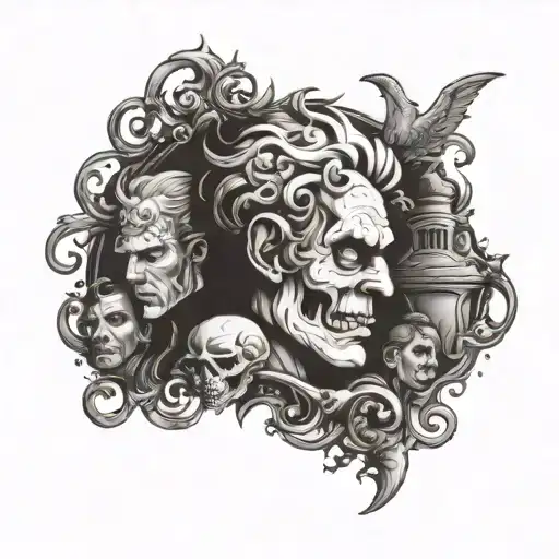 seven deadly sins tattoo design idea