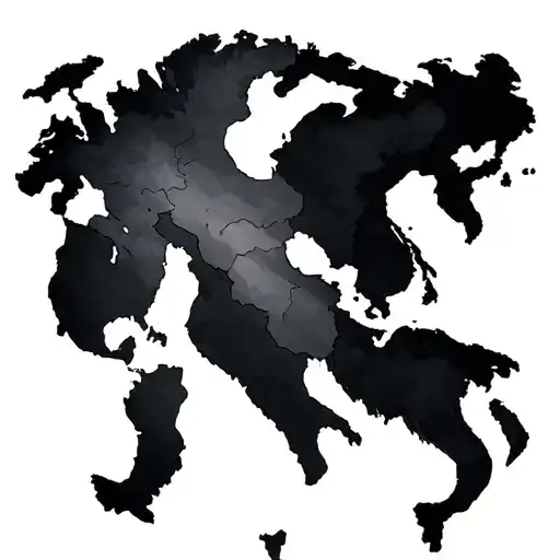 geography italy tattoo design idea