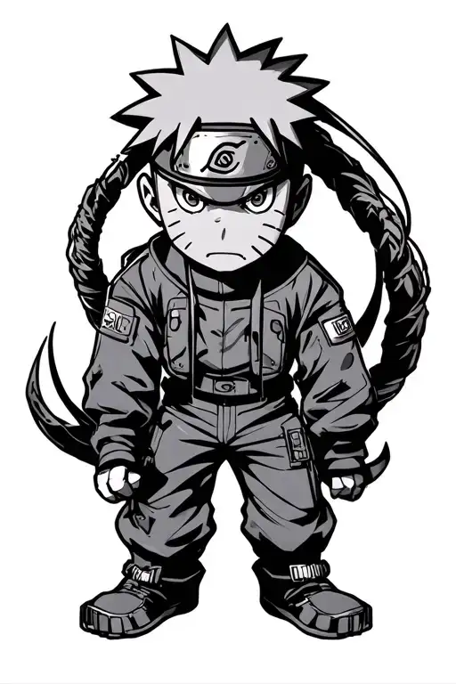 ADHD, mechanic, Naruto uzumaki character, pc gaming, aliens vs predators tattoo design idea