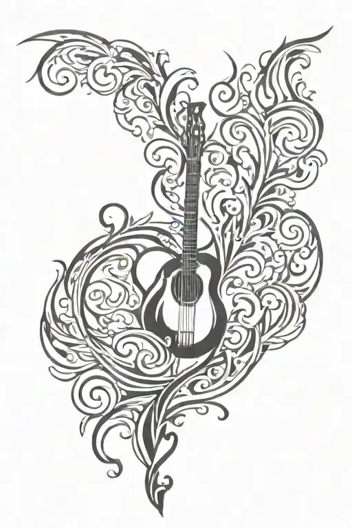 Country music "Fire tattoo design idea