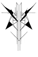 synthesizer cirquit geometric design tattoo design idea