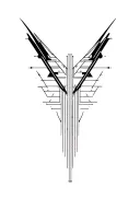 synthesizer cirquit geometric design tattoo design idea
