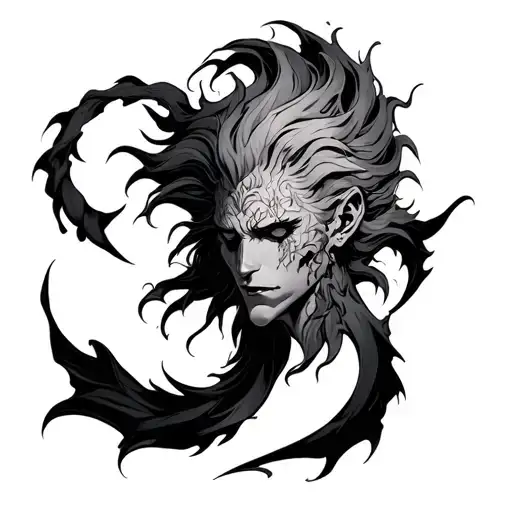 generate tatoo meliodas in the sevens deadly sins tattoo design idea