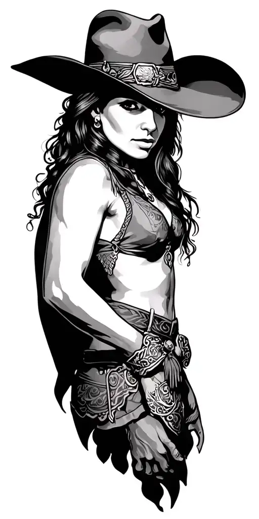 western style design tattoo design idea