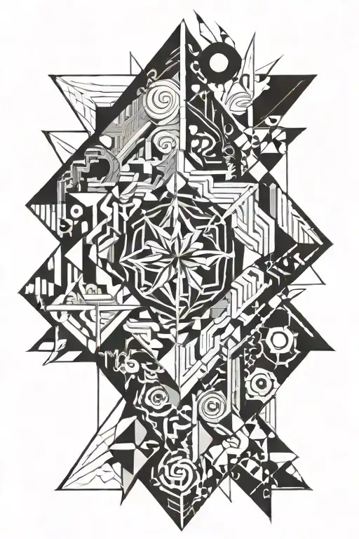 self made entirely tattoo design idea