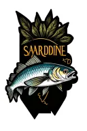 Sardine tattoo design idea