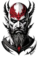 kratos tattoo design idea