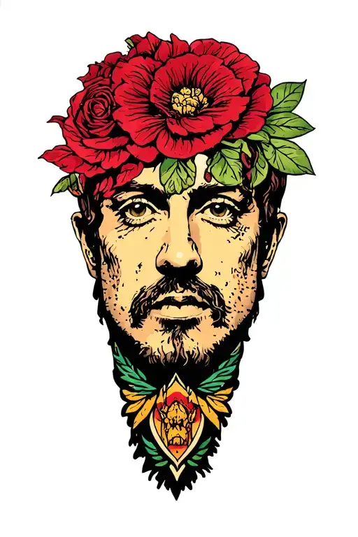 The band Oasis, a famous song lyric of theirs  tattoo design idea