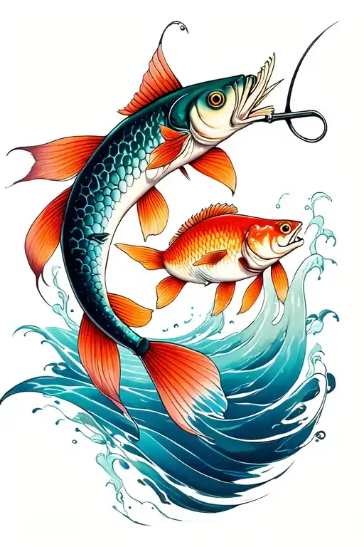 I’ll fish deepwater, nearshore, inshore, salt, brackish, fresh, polluted, rivers, bays, damns, lakes, ponds… hell, I’ll tattoo design idea