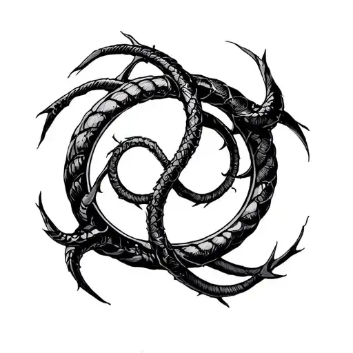 ouroboros tatto from full metal alchemist alchemy circle tattoo design idea