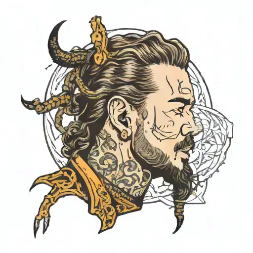 post malone tattoo design idea