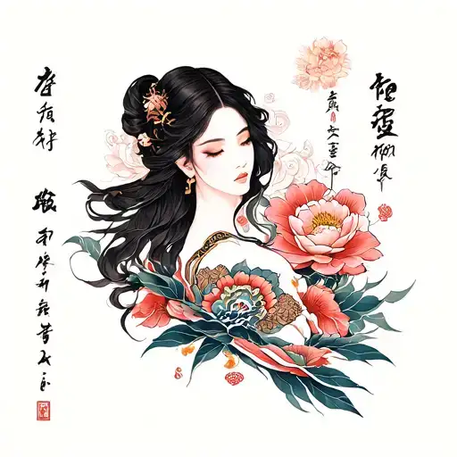 Danielle name tattoo design idea