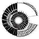 circle of spines tattoo design idea