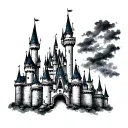 Disney Castle tattoo design idea