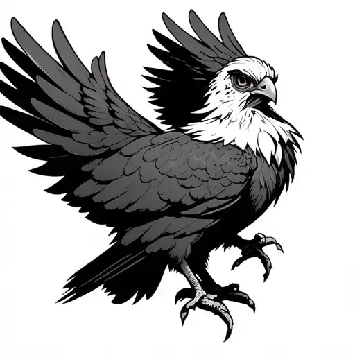 stolas from helluva boss anime style tattoo tattoo design idea