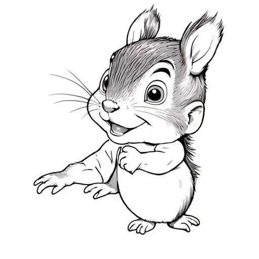 alvin and the chipmunks, alvin and the chipmunks, alvin and the chipmunks, alvin and Saimon tattoo design idea