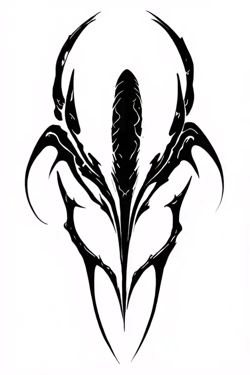 venom tattoo design idea